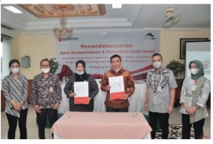 Penandatanganan Nota Kesepahaman dan PKS antara Bank Banten dengan Perumdam Tirta Berkah Kabupaten Pandeglang