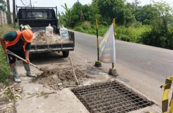 DBMSDA Kabupaten Tangerang Bergerak Cepat Perbaiki Manhole Rusak, Keselamatan Pengendara Jadi Prioritas