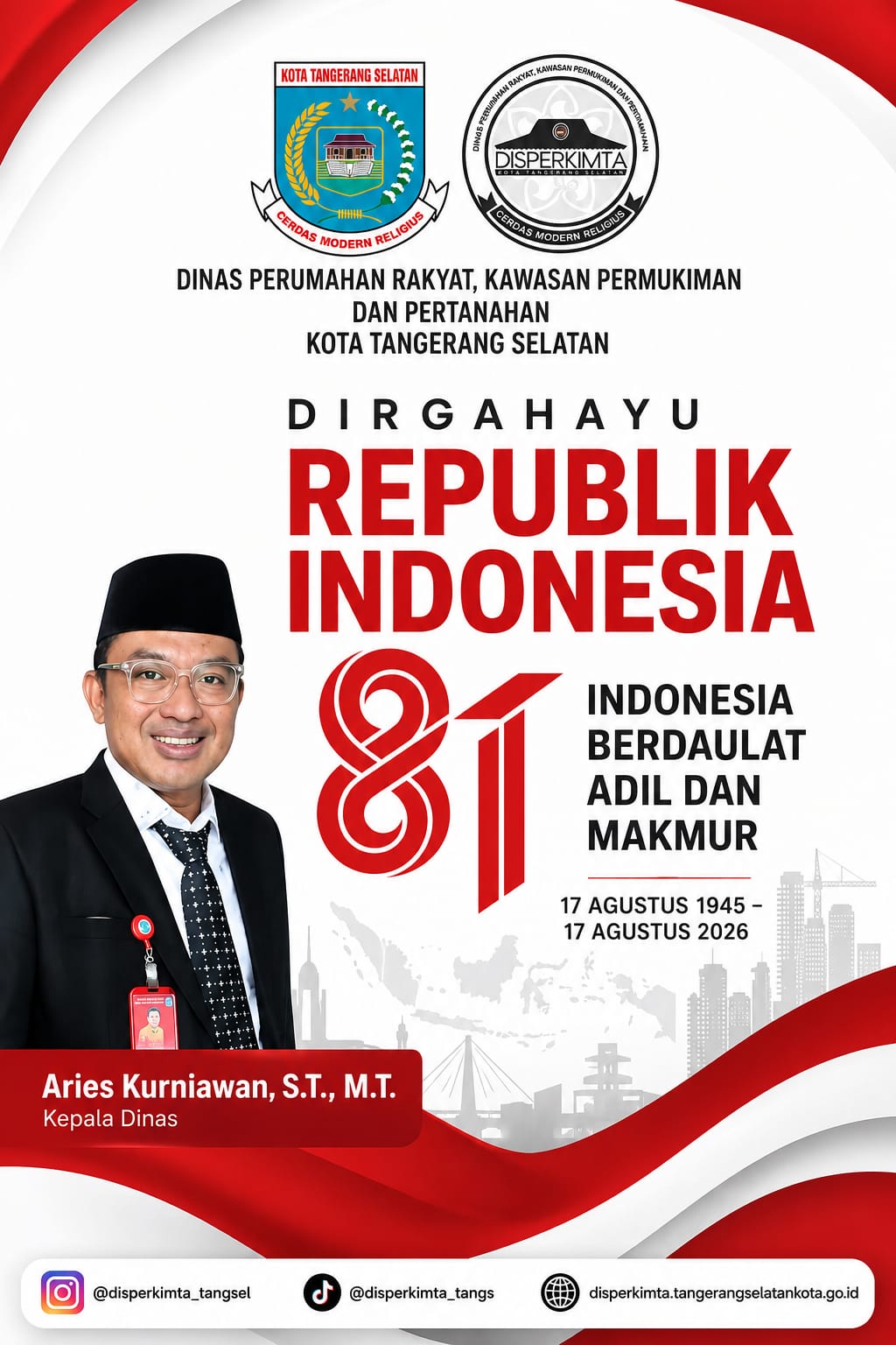 DISPERKIMTA TANGSEL : DIRGAHAYU REPUBLIK INDONESIA 81